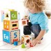 Hape Pyramid of Play Wooden Toddler Wooden Nesting Blocks Set Frustration-Free Packaging B006WZLE7A
